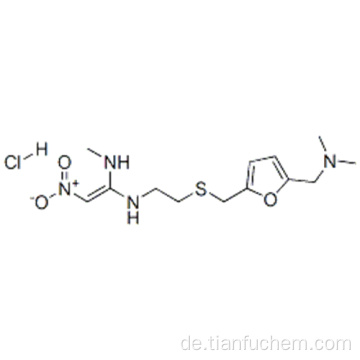 1,1-Ethenediamin, N &#39;- [2 - [[5 - [(Dimethylamino) methyl] -2-furanyl] methyl] thio] ethyl] -N-methyl-2-nitro-, hydrochlorid CAS 66357-59- 3